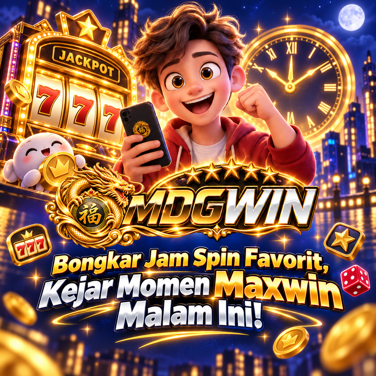MDGWIN : Bongkar Jam Spin Favorit, Kejar Momen Maxwin Malam Ini! 